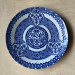 19de eeuwse grote blauwe Aziatische schotel in goede staat, Antiek en Kunst, Kunst | Niet-Westerse kunst, Verzenden