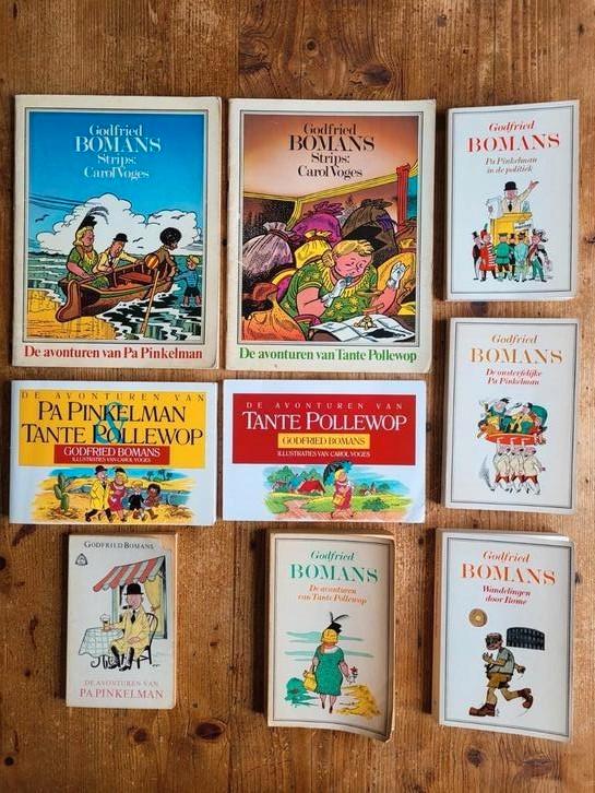 Pa Pinkelman en Tante Pollewop - Godfried Bomans, Boeken, Stripboeken, Zo goed als nieuw, Eén stripboek, Ophalen of Verzenden