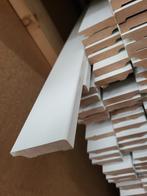 16x55mm plinten semi wit 240cm lang STUNTAANBIEDING!, Ophalen, ., Nieuw, Mdf