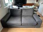 Nieuwe IKEA KIVIK 2-zitsbank antraciet incl. hocker poef, Ophalen, 150 tot 200 cm, Tweepersoons, Zo goed als nieuw