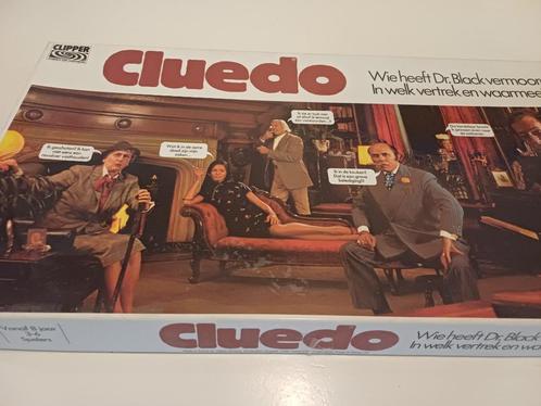 Cluedo vintage jaren '70 versie Clipper, Hobby en Vrije tijd, Gezelschapsspellen | Bordspellen, Gebruikt, Ophalen of Verzenden
