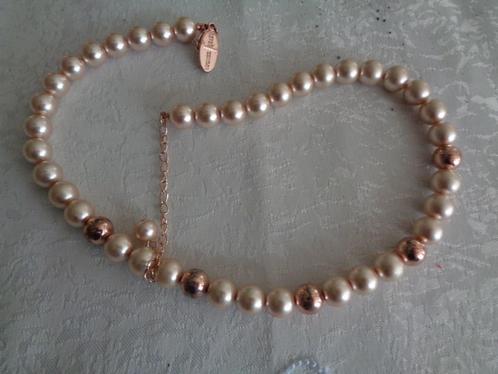 parel snoer van conran 50 cm nr k 5340, Sieraden, Tassen en Uiterlijk, Kettingen, Nieuw, Overige materialen, Ophalen of Verzenden
