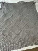 Grijs kleed circa 150 x 160 hand crochet 100% katoen, Ophalen of Verzenden, Zo goed als nieuw