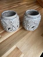 Riverdale Waxine Licht Houders, Overige materialen, Wit, Ophalen of Verzenden, Zo goed als nieuw