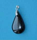 Druppel hanger, Hematiet, Overige voorstellingen, Verzenden, Zwart, Nieuw