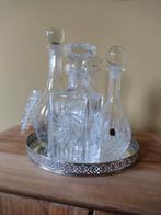 Vintage kristallen karaffen, Huis en Inrichting, Ophalen, Gebruikt