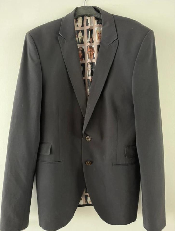 Hans Ubbink Heren Colbert, Classy Look - Maat XL, Kleding | Heren, Kostuums en Colberts, Gedragen, Maat 56/58 (XL), Zwart, Verzenden