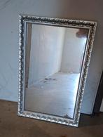 Zilveren spiegel (88x58cm) - Wegens verhuizing, Huis en Inrichting, Woonaccessoires | Spiegels, Ophalen