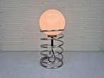 Ingo Maurer stijl spiraallamp. Vintage tafellamp chroom., Huis en Inrichting, Lampen | Tafellampen, Ophalen of Verzenden, ., .