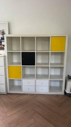 IKEA Kallax kast 16 vaks met accessoires, Huis en Inrichting, Kasten | Wandmeubels, Ophalen, 100 tot 150 cm, Zo goed als nieuw