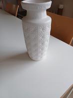 Vintage Witte vaas West Germany - Prisma, Gebruikt, Wit, Aardewerk of Porselein, Ophalen of Verzenden
