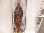 Opaline kruisbeeld en Maria met slang Gebr. Paridon, Antiek en Kunst, Antiek | Religie, Ophalen of Verzenden
