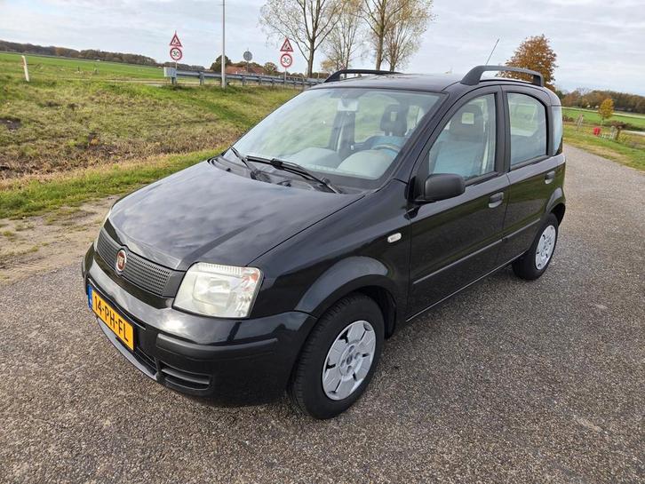 Fiat Panda 1.1 40KW 2004 Zwart, Auto's, Fiat, Particulier, Panda, Benzine, C, Hatchback, Handgeschakeld, Origineel Nederlands
