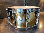 Pearl B-5314D Brass snare 14x6.5”, Ophalen, Zo goed als nieuw, Drums of Percussie
