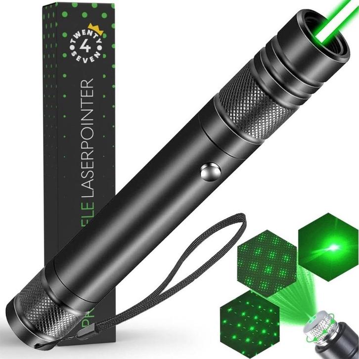 Professionele Laserpen Pro 20km bereik - klasse II, Muziek en Instrumenten, Licht en Laser, Nieuw, Licht, Kleur, Verzenden