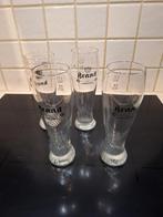 4 Brand glazen, Ophalen of Verzenden, Zo goed als nieuw, Bierglas