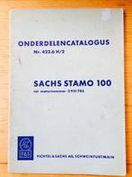 Onderdelencatalogus SACHS Stamo 100, Motoren, Handleidingen en Instructieboekjes, Overige merken