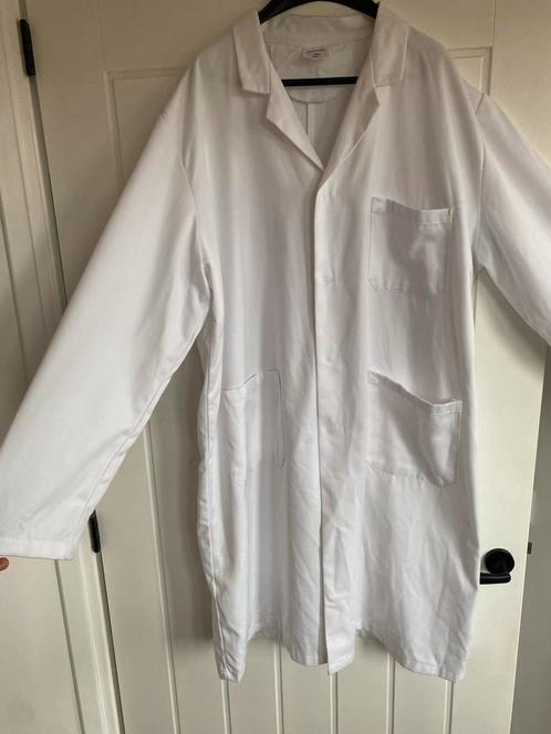Witte labjas -maat L- Zo goed als nieuw, Kleding | Heren, Overige Herenkleding, Zo goed als nieuw, Ophalen of Verzenden