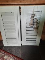 Oude luikjes/venstertjes inclusief hoffz ornamenten, Ophalen, Gebruikt