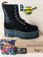 Dr. Martens Vegan Jadon Max, Crushed Velvet Maat: 38 UK5, Kleding | Dames, Nieuw, Ophalen of Verzenden, Hoge laarzen, Zwart