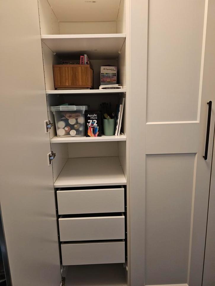 Pax kas met spiegel, Huis en Inrichting, Kasten | Boekenkasten, 200 cm of meer, 50 tot 75 cm, Ophalen of Verzenden