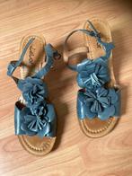 Gabor leren haksandalen zgan 38,5, Kleding | Dames, Schoenen, Ophalen of Verzenden, Zo goed als nieuw, Blauw