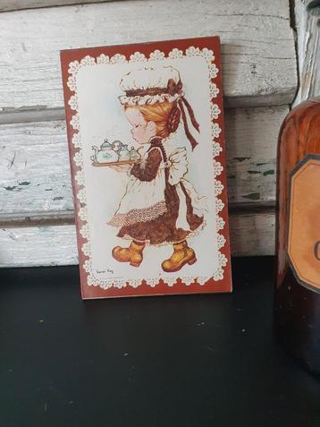 Leuk prentje van Sarah Kay retro jaren 70 beschikbaar voor biedingen