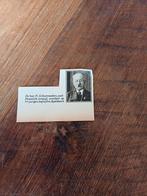 Knipsel P. Schoenmaker Apeldoorn oud- zouaaf 1933, Ophalen of Verzenden, 1920 tot 1940, Knipsel(s)