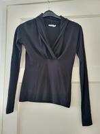 Zwart shirt met lange mouw van Trix& Rees, mt 36, Kleding | Dames, Ophalen, Zwart, Zo goed als nieuw, Lange mouw