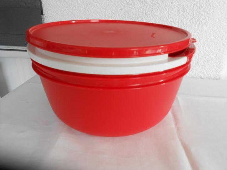 Tupperware Kitchenette 4L Rood-Wit NIEUW, Huis en Inrichting, Keuken | Tupperware, Nieuw, Bak of Kom, Wit, Rood, Ophalen of Verzenden