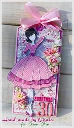 Julie Nutting cling doll stamp AUDREY stempel nieuw, Ophalen of Verzenden, Nieuw