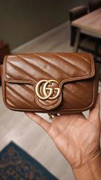 Authentiek Gucci Marmont Mini Tas, Ophalen of Verzenden, Gebruikt, Bruin, Schoudertasje