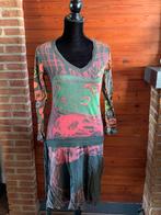 Schitterend mooie orginele desigual jurk maat M, Zwart, Zo goed als nieuw, Knielengte, Ophalen