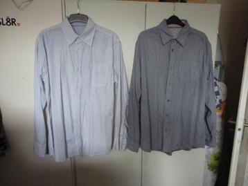 NIEUW in 1 koop!2 mooie overhemden/blouses/katoen/mt L beschikbaar voor biedingen