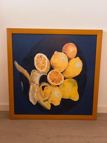 Schilderij 70x70 in mooie lijst beschikbaar voor biedingen