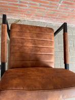 EETKAMERSTOEL ARM INDUSTRIËLE COGNAC ACTIE €79,=, Bruin, Stoelen armsteun extra sterk Cognac voor €79,=, Nieuw, Ophalen of Verzenden