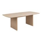 Eikenhouten Scandinavische Eettafel 220 cm x 105 cm, Huis en Inrichting, Tafels | Eettafels, 100 tot 150 cm, 200 cm of meer, Ophalen of Verzenden