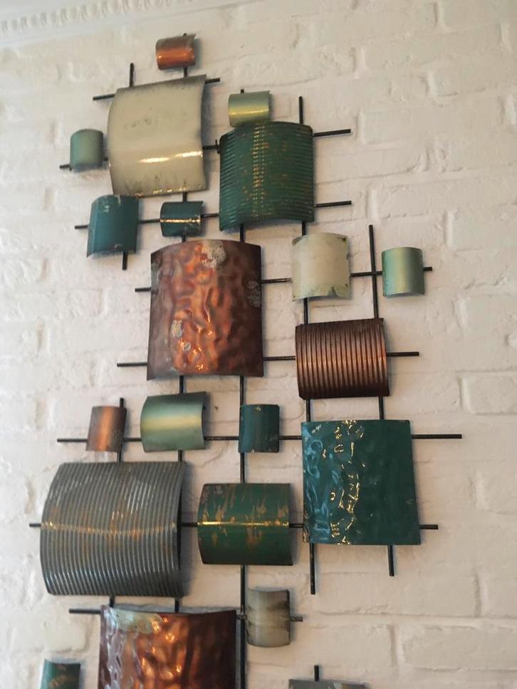 Herfst Wanddecoratie - Goud, Brons, Groen, Huis en Inrichting, Woonaccessoires | Wanddecoraties, Nieuw, Ophalen of Verzenden