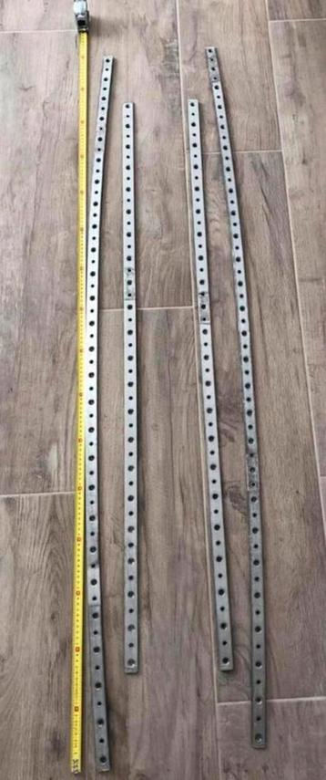 4x degelijke RVS Genua rails