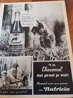 Advertentie Nutricia Chocomel 1958, Ophalen of Verzenden, Zo goed als nieuw, Overige typen