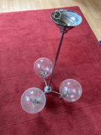Franse kroonluchter met 3 glazen bollen, Antiek en Kunst, Ophalen