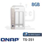 NAS QNAP TS-251 8GB refurbished, Info@qnap.com, Ophalen of Verzenden, Nvt, QNAP