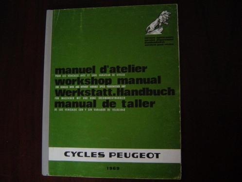 PEUGEOT 1969 motorblok workshop manual, Fietsen en Brommers, Handleidingen en Instructieboekjes, Gebruikt, Ophalen of Verzenden