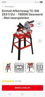 Einhell Afkortzaag, Ophalen of Verzenden, 1200 watt of meer, Afkortzaag, 30 tot 70 mm