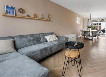 Hoekbank | antraciet | microleder | zo goed als nieuw, Huis en Inrichting, Banken | Complete zithoeken, Zo goed als nieuw, Leer