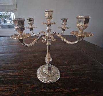 Zwaar verzilverde Kandelaar - Sfeervolle Verlichting beschikbaar voor biedingen