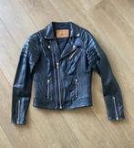 Leren dames jas, Zwart, Zo goed als nieuw, Jasje, Ophalen