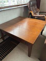 Massief houten salontafel 1x1m, 50 tot 100 cm, Minder dan 50 cm, 100 tot 150 cm, Gebruikt