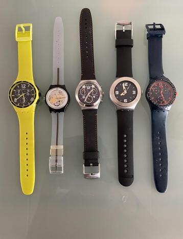 Diverse Swatch horloges, alleen serieuze biedingen