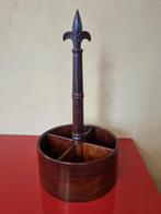 Vintage Franse Flessenhouder Hout, Ophalen of Verzenden